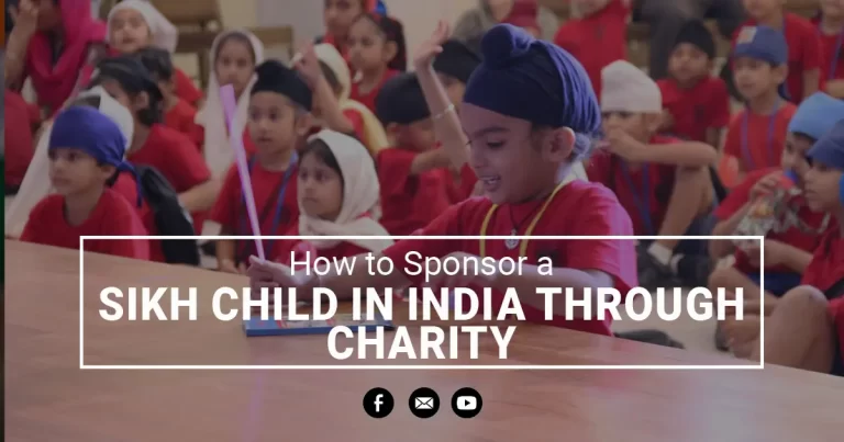 How to Sponsor a Sikh Child in India Through Charity